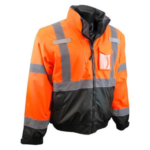 Radians SJ210B Three-in-One Deluxe High Visibility Bomber Jacket - Picture 1 of 16